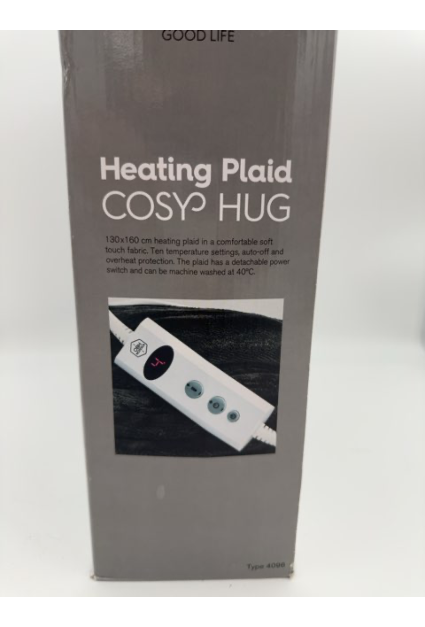 Varmetæppe OBH, Heating plaid, cosy hug